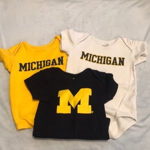 3 Michigan onesies